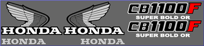 Honda CB 1100F Decal Set 1983Model  Style A 