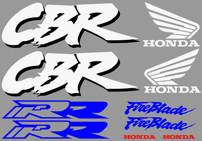 Honda Fireblade 1992 Model Full Decal Set