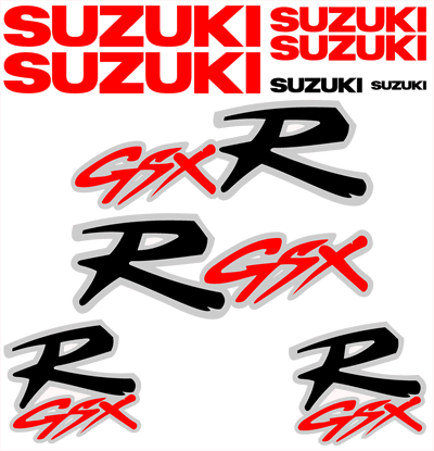 Suzuki GSXR 750 Decal Set 1994 Model