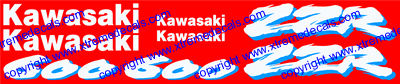 Kawasaki ZZR 600 Decal Set 1994 