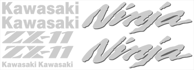 Kawasaki ZX-11 Decal Set 1995 Model