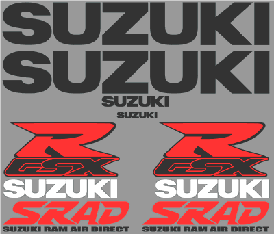 Suzuki GSXR 600 1999 Model Decal Set