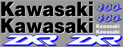 Kawasaki ZXR-400 Decal Set 1999 Model