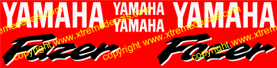 Yamaha FZS600 Fazer 2000 Decal Set