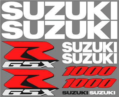 High Quality Decals For Suzuki Gsxr 1000