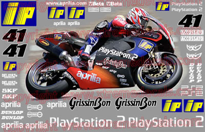 Aprilia RSV 1000R Race Decal Set