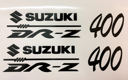Suzuki DRZ 400 Decal Pair