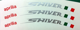 Aprilia Shiver Rim decal set