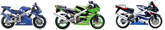 honda fireblade decal sets