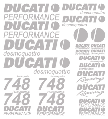 748 Ducati desmoquattro  24 Decal Set