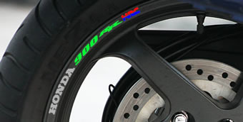 Honda 900RR HRC Rim Decal set