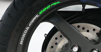 Honda CBR 600RR Rim Decal set