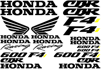 High Quality Honda Decal Sets F Series