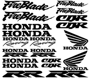 Honda CBR Fireblade - 22 Decal Set