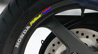 Honda Fireblade HRC Rim Decal set