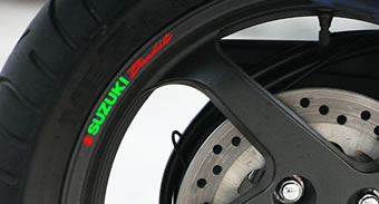 Suzuki Bandit Rim Decal set