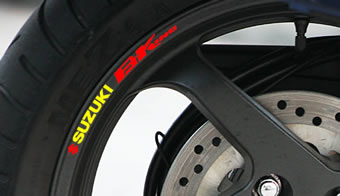 Suzuki BKing Rim Decal set