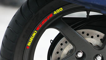 Suzuki GSR400 Rim Decal set