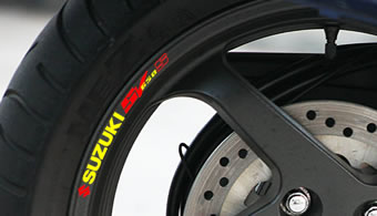 Suzuki SV650S Rim Decal set