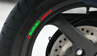 Suzuki TL1000S Rim Decal set