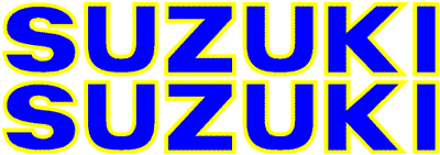 2 Colour Suzuki Tank Decals